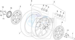 RSV4 1000 Racing Factory L.E. (APAC) (AUS, CP, Ja, MY, NZ, RI, VN) drawing Front wheel