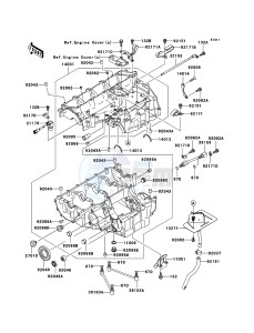 NINJA ZX-12R ZX1200B6F FR GB XX (EU ME A(FRICA) drawing Crankcase