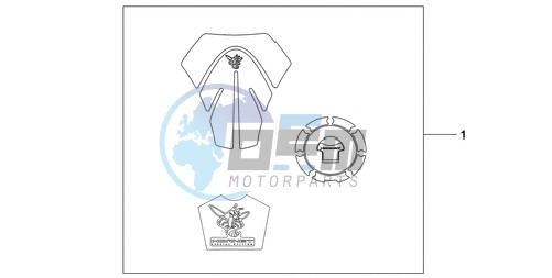 TANK PAD/FUEL FILLER CAP