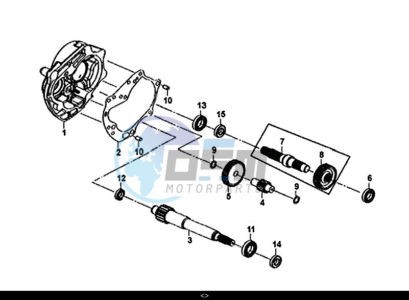 MISSION CASE-DRIVE SHAFT