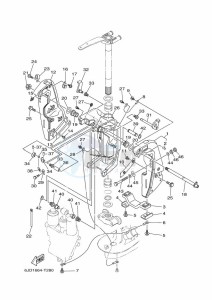 F300NCA2-2019 drawing FRONT-FAIRING-BRACKET