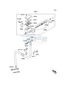 KLV1000 LV1000-A2H GB XX (EU ME A(FRICA) drawing Clutch Master Cylinder