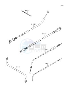 KLF 400 B [BAYOU 400 4X4] (B1-B3) [BAYOU 400 4X4] drawing CABLES