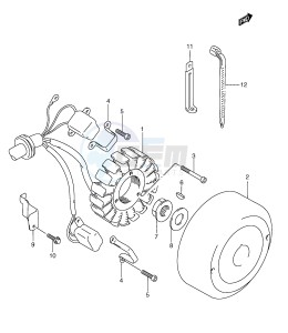 RGV250 (E24) drawing MAGNETO