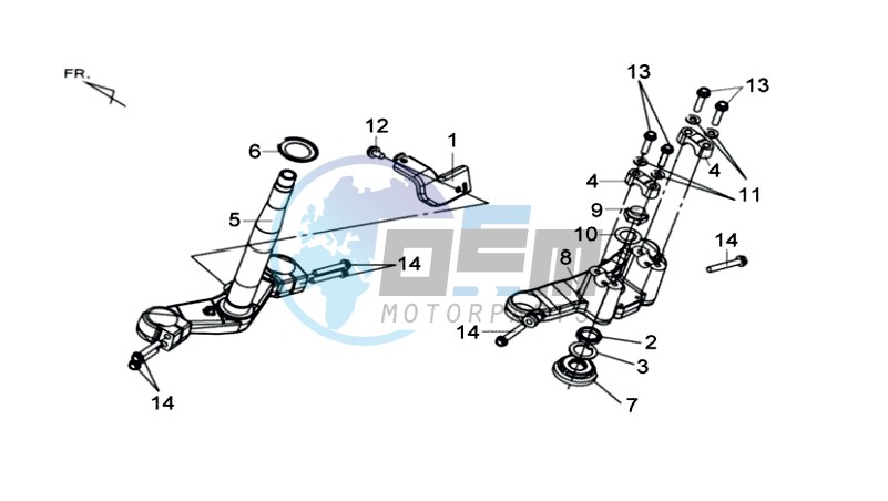 FRONT FORK/ STEERING STEM