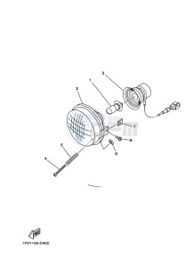 YFM700FWBD YFM70KPXK (B5K3) drawing HEADLIGHT