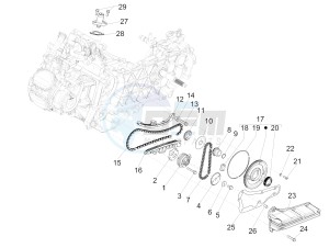 Medley 125 4T ie ABS (APAC) drawing Oil pump