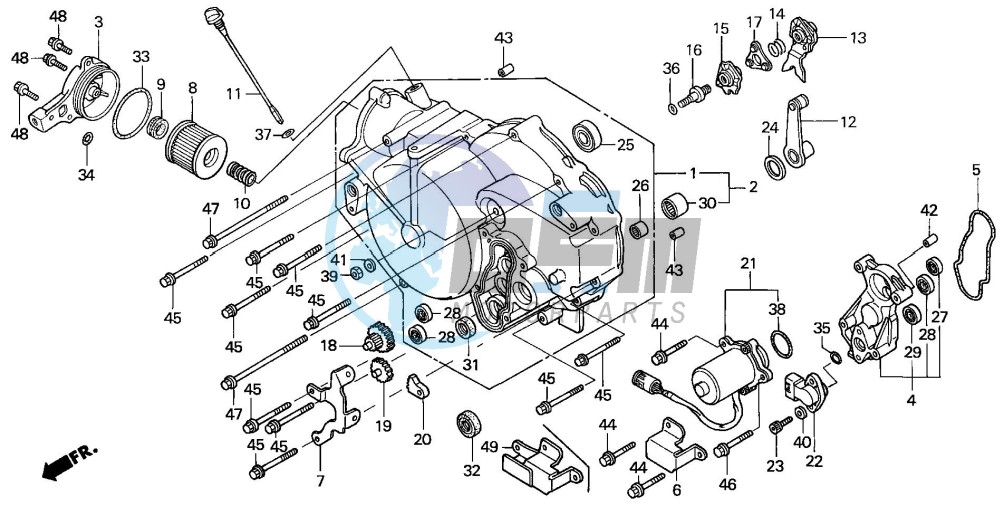 FRONT CRANKCASE COVER (2)