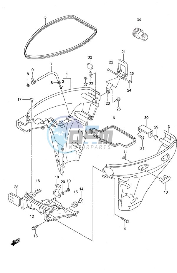 Side Cover Non-Remote Control