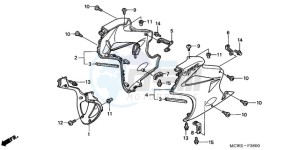 VFR8009 Ireland - (EK / MME) drawing LOWER COWL