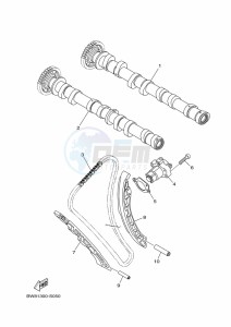 MT-10 MTN1000 (B67S) drawing CAMSHAFT & CHAIN