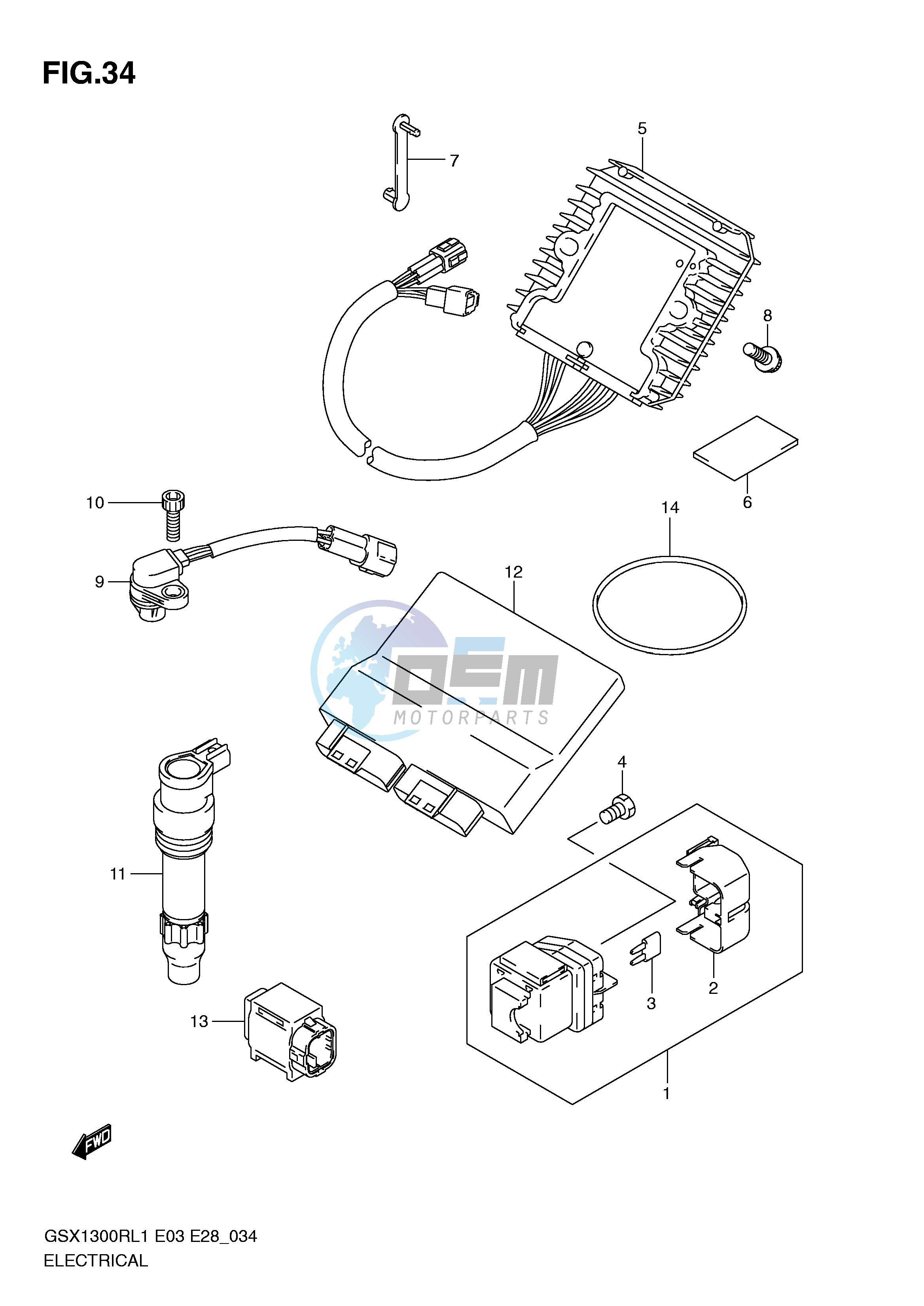 ELECTRICAL (GSX1300RL1 E33)