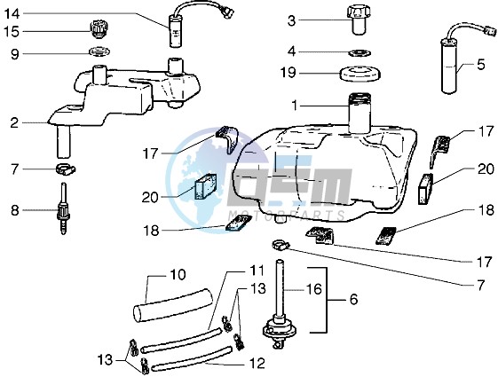 Fuel tank - Oil tank