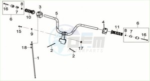 CRUISYM a 125 (LV12W3Z1-EU) (E5) (M3) drawing STRG. HANDLE