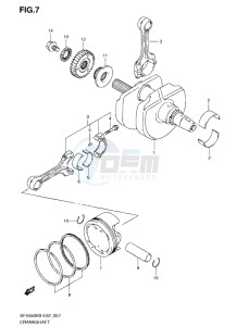 SFV650/A drawing CRANKSHAFT