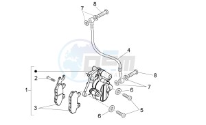 Sport City One 125 4T e3 drawing Front caliper I