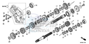 CB1000RAD CB1000R ABS E drawing TRANSMISSION