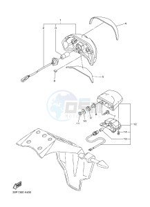 FZ8-N 800 FZ8 (NAKED) (39PS 39PU) drawing TAILLIGHT