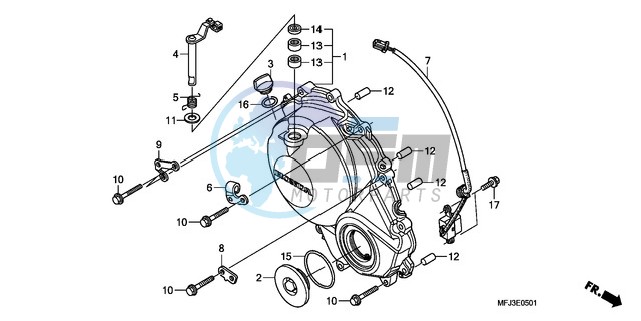 RIGHT CRANKCASE COVER (CBR600RR9,A/RA9,A)