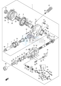 LT-A500F (P24) drawing FINAL BEVEL GEAR (REAR)(~'04 8)