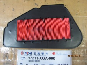 Product image: Sym - 17211-XGA-000 - AIR/C ELEMENT COMP 