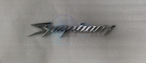 Product image: Sym - 87127-XWA-000 - L BODY COVER EMBLEM 