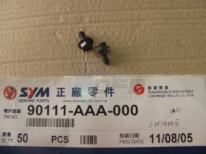 Product image: Sym - 90110-X3A-000 - SPECIAL SCREW 6*14 