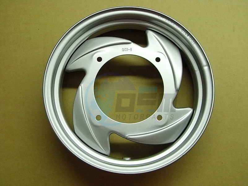 Product image: Sym - 42702-G03-600-SH - WHEEL FRONT STEEL SILVER  0
