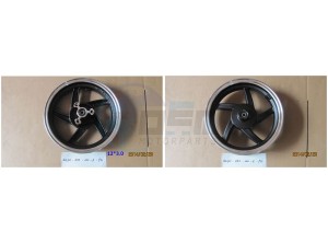 Product image: Sym - 44601-AAA-000-K-PG - FR. WHEEL RIM COMP 