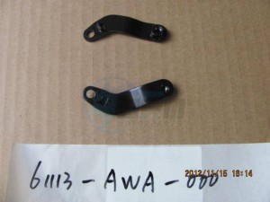 Product image: Sym - 61113-AWA-000 - RR. MUDGUARD STAY B 