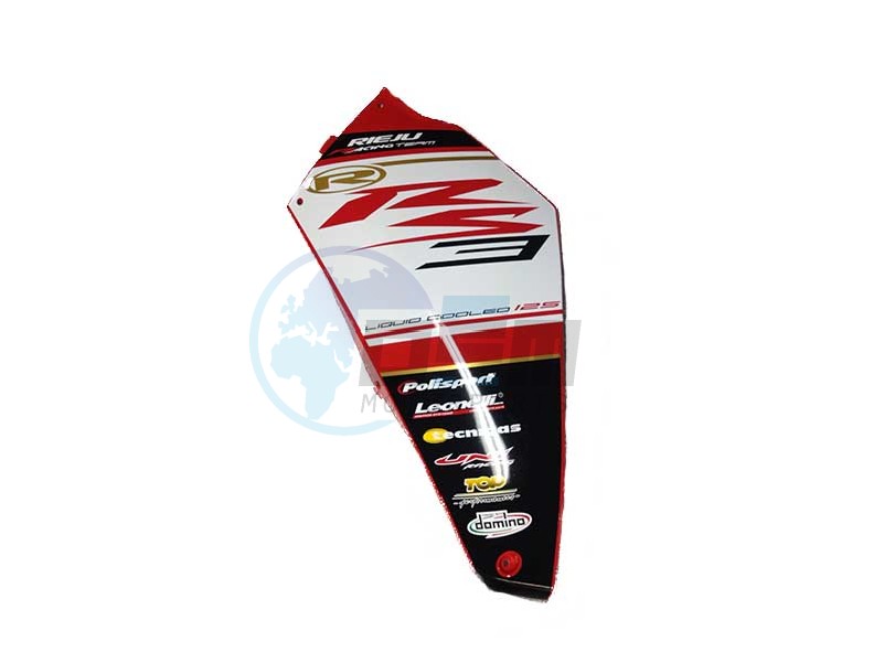 Product image: Rieju - 0/000.570.7079 - LATERAL FAIRING RED LEFT INFERIOR  0