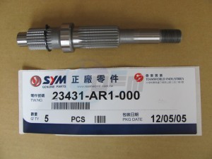 Product image: Sym - 23431-AR1-000 - FINAL SHAFT 