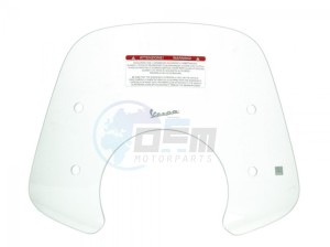 Product image: Vespa - 1B000812 - Windscreen 