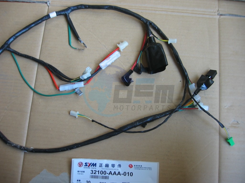 Product image: Sym - 32100-AAA-010 - WIRE HARNESS  0