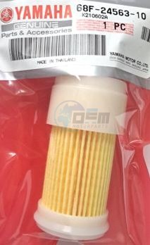 Product image: Yamaha - 68F245631000 - ELEMENT, FILTER  0