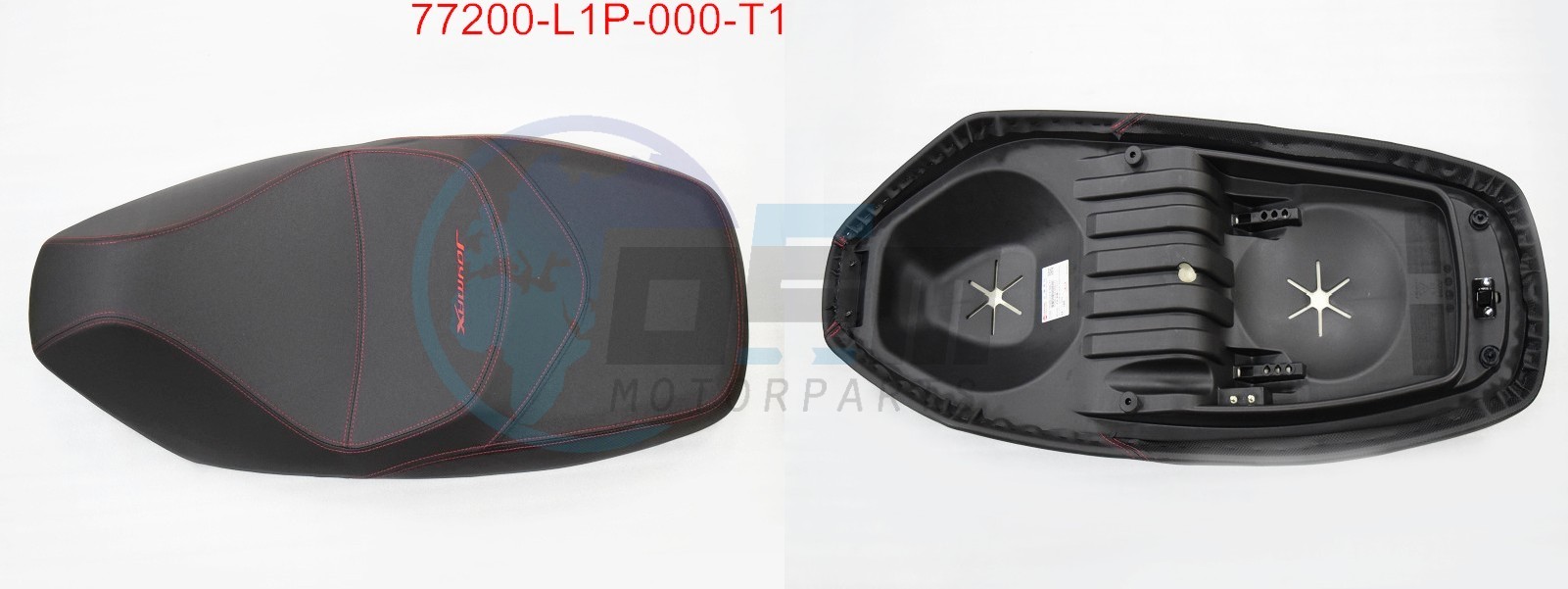 Product image: Sym - 77200-L1P-000-T1 - DOUBLE SEAT ASSY(JOYMAX)  0