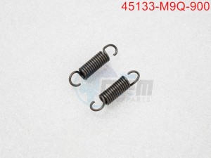 Product image: Sym - 45133-M9Q-900 - BRAKE SHOE SPRING 