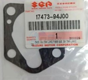 Product image: Suzuki - 17473-94J00 - GASKET,WATER PU 