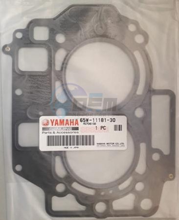 Product image: Yamaha - 65W111813000 - GASKET, CYLINDER HEAD 1  0