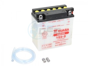 Product image: Piaggio - 584810 - BATTERY YB 9-B 