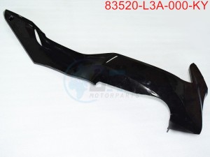 Product image: Sym - 83520-L3A-000-KY - R. SIDE COVER SET(BK-002C) 