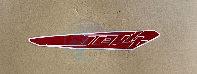 Product image: Sym - 87124-XA4-000-T1 - L.FR.COVER STRIPE A(RED)  0