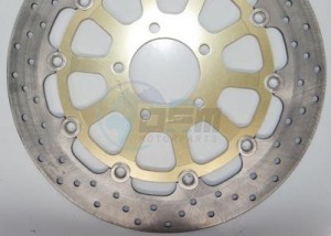 Product image: Suzuki - 59210-33E30 - Disk, Front brake (gold/Black) 