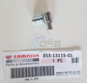 Product image: Yamaha - 353131150100 - CONNECTOR, SUCTION PIPE  