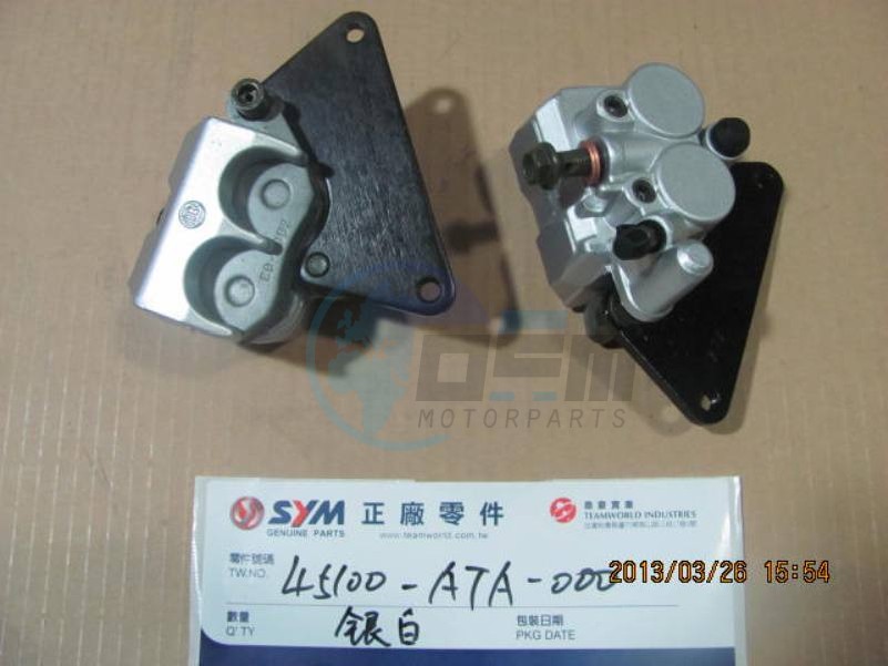 Product image: Sym - 45100-ATA-000 - FRONT BRAKE CALIPER CPL. JET 4  0