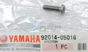 Product image: Yamaha - 920140501600 - BOLT BUTTON HEAD  