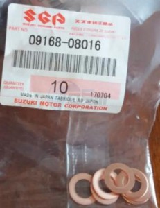 Product image: Suzuki - 09168-08016 - GASKET 