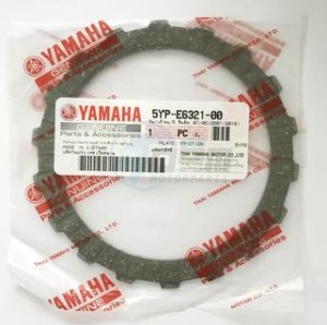 Product image: Yamaha - 5YPE63210000 - PLATE, FRICTION 