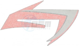 Product image: Aprilia - 859847 - .RH STICKER 