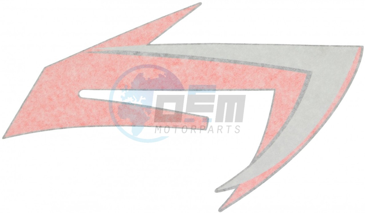 Product image: Aprilia - 859847 - .RH STICKER  0